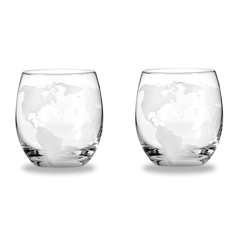 Explorer's Spirit: Whiskey Decanter Set Explorer's Spirit Ah Fork! Two Glasses 