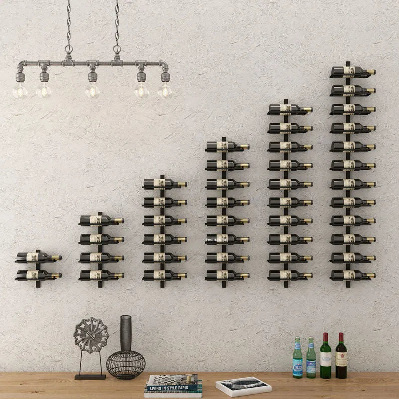 Vino Vista Wall-Mounted Wine Rack