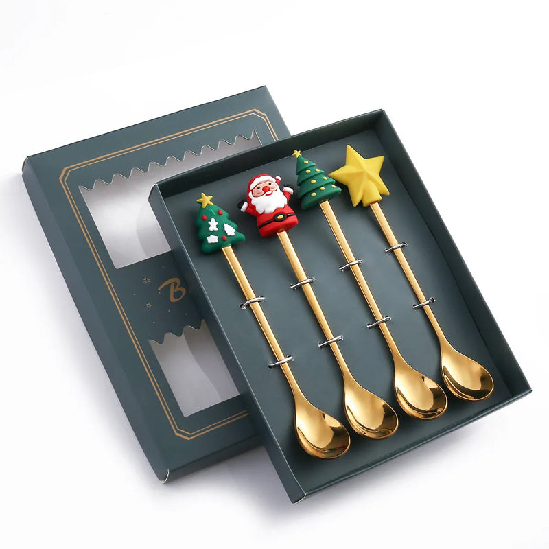 Holiday Elegance Christmas Cutlery Tableware Set Xmas Cutlery Set Ah Fork! 