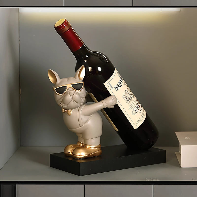 French Bulldog Wine Rack