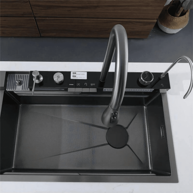 Smart Flow Stainless Kitchen Sink Smart Sink Ah Fork! 