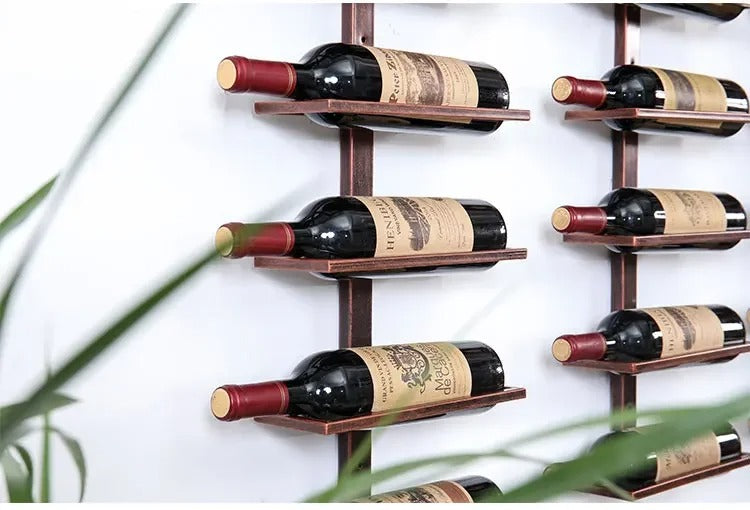 Vino Vista Wall-Mounted Wine Rack