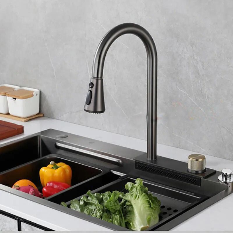 Waterfall Smart Kitchen Sink